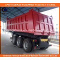 Heavy Duty Tri-Achse 40ton End Kipper / Dump Truck Trailer